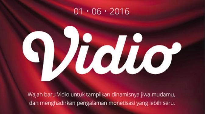 Logo baru Vidio.com