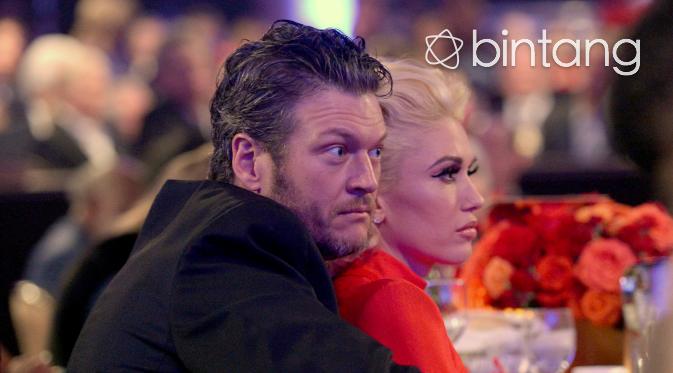Gwen Stefani dan Blake Shelton kabarnya akan segera melangsungkan pernikahan pada malam natal. (AFP/Bintang.com)