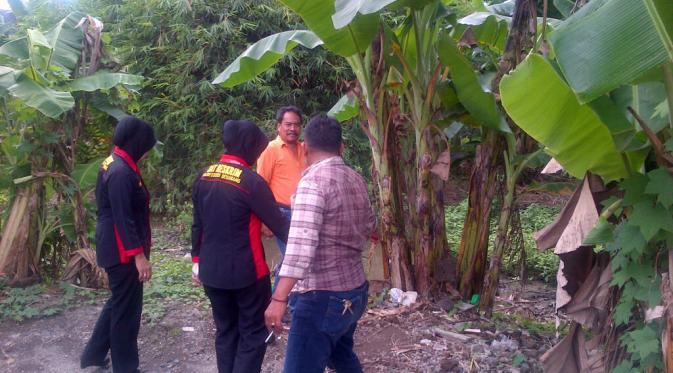 Salah satu gubuk tempat pemerkosaan massal bocah SD di Semarang sudah rata dengan tanah. (Liputan6.com/Edhie Prayitno Ige)