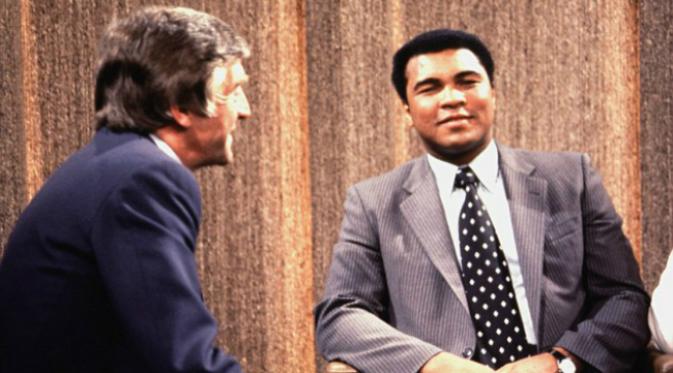 Wawancara Muhammad Ali dengan NBC, hanya beberapa tahun setelah pertandingan terakhirnya. (Sumber Daily Mail)