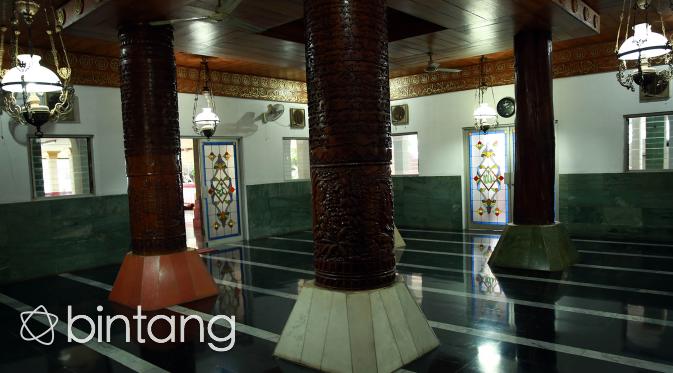 Masjid 'Perahu' Al Munada Darussalam Baiturrahman, Jakarta Selatan. (Deki Prayoga/Bintang.com)