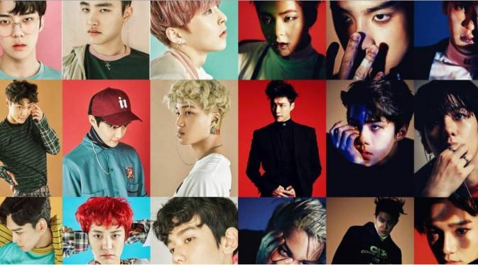 EXO dengan cuplikan album barunya, EX'ACT yang dirilis, Kamis (9/6/2016), di Korea Selatan (foto: naver)