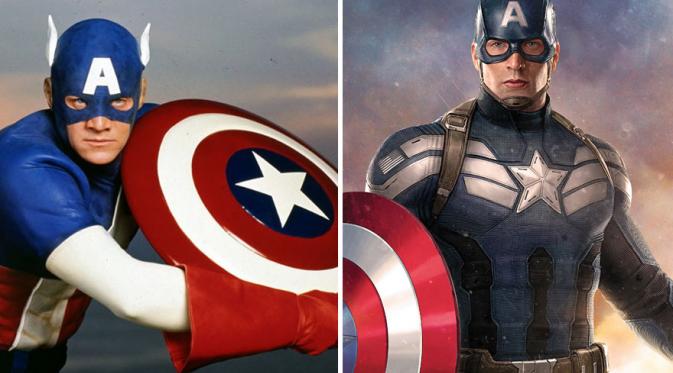 10 Penampakan Superhero Hollywood Dulu dan Kini (boredpanda.com)