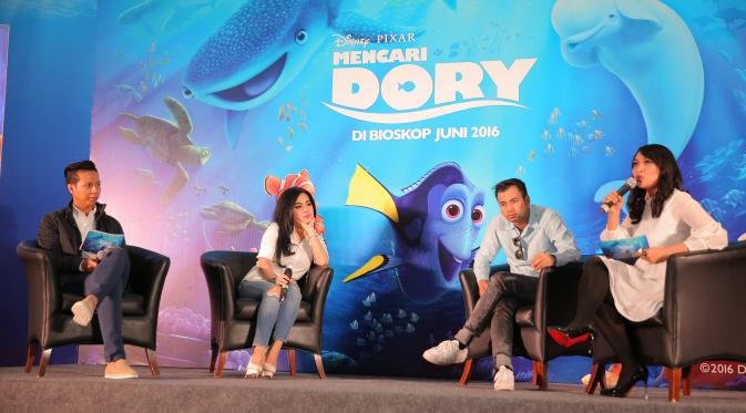 Preskon Dubbing film Mencari Dory (Andy Masela/bintang.com)