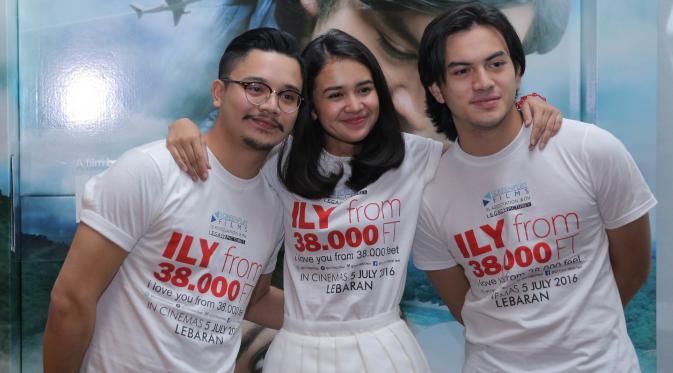 Cast film ILY From 38.000 FT (Andy Masela/bintang.com)
