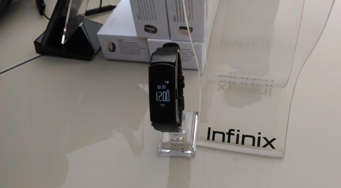 Seperti inilah Infinix X-Band, gelang pintar dari Infinix, yang diluncurkan Kamis (9/6/2016). (Foto:Ist).