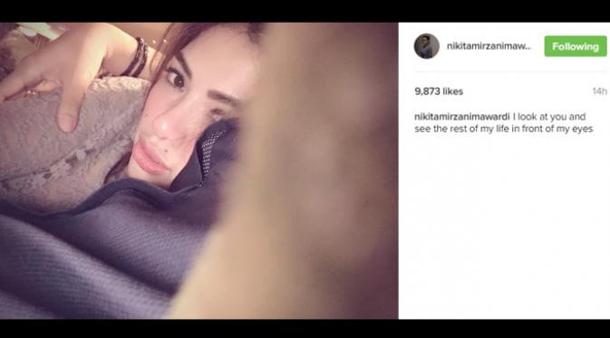Nikita Mirzani pamer kemesraan, pacar baru? (Instagram)