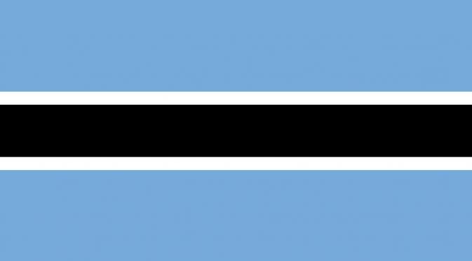 Bendera Botswana (Wikipedia)