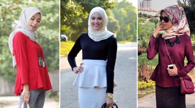 Ilustrasi pemakaian hijab serta hijab yang cocok digunakan dalam acara yang berbeda. (via: biutifa.com)