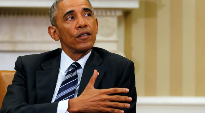 Obama bicara soal insiden penembakan di Orlando kepada media (Reuters)