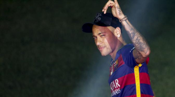 Penyerang Barcelona, Neymar. (PAU BARRENA / AFP)