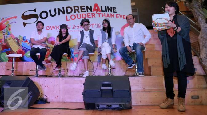 Suasana konfrensi pers acara Soundrenaline 2016. [Foto: Herman Zakharia/Liputan6.com]