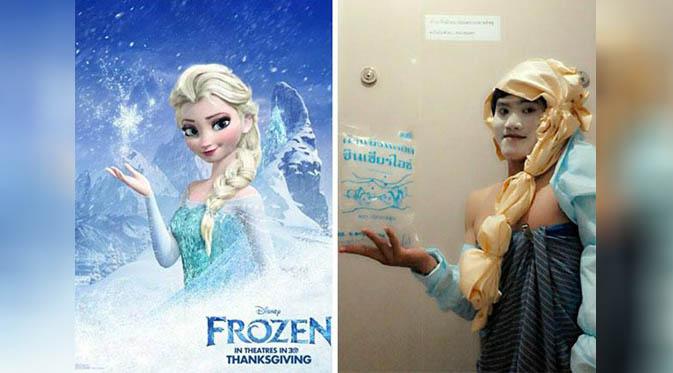 Ratu Elsa - Frozen (LowcostCosplay)