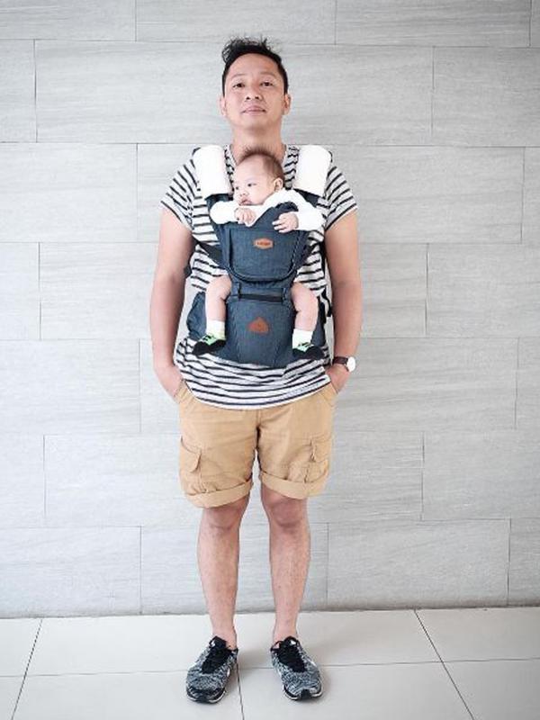 Ringgo Agus Rahman pun sering mengabadikan momen berdua bareng Baby Bjorka lewat potret-potret yang juga diunggah di instagram miliknya. (instagram.com/ringgoagus)