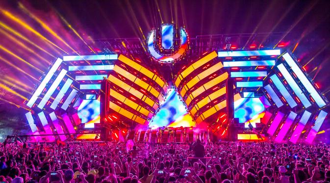 'Ultra Music Festival', acara EDM terbesar di Amerika Serikat. (Sumber: Rukes)