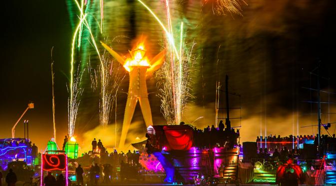 Festival 'Burning Man' di negara bagian Nevada, Amerika Serikat. (Sumber: Holden Photography)