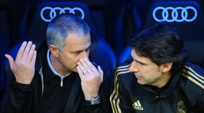 Mourinho saat bersama Karanka di Madrid (Reuters)