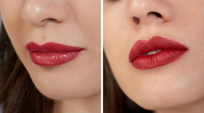Seorang wanita membuat perbandingan dengan memakai makeup murah dan mahal, seperti ini hasilnya. Sumber: Brightside.me.