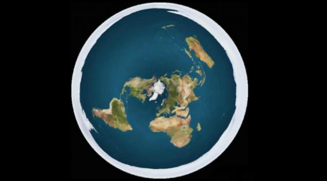 Flat Earth Society. (Sumber oddee.com)