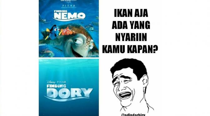 Meme Finding Dory (@adindarhiry/Instagram)