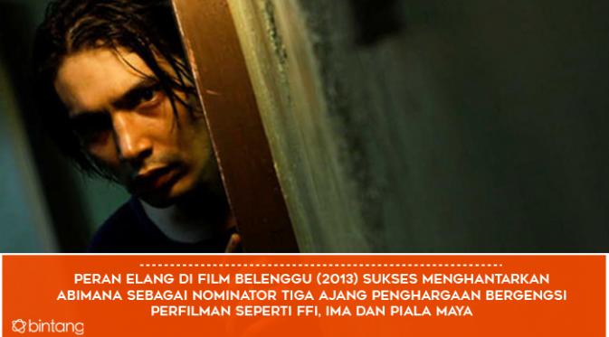 Perjalanan akting Abimana Aryastya. (Foto: via indonesianfilmcenter.com, Desain: Muhammad Iqbal Nurfajri/Bintang.com)