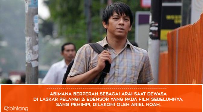 Perjalanan akting Abimana Aryastya. (Foto: via dedynapitupulu.wordpress.com, Desain: Muhammad Iqbal Nurfajri/Bintang.com)