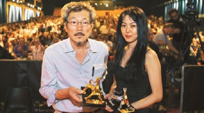 Kim Min Hee dan Hong Sang Soo (via. Soompi)