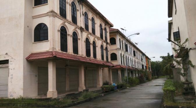 Pusat judi Marina City Batam kini bak kota mati (Liputan6.com / Ajang Nurdin)