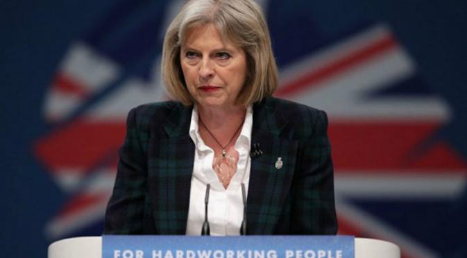 Menteri Dalam Negeri Inggris, Theresa May. (Sumber: Standard UK)