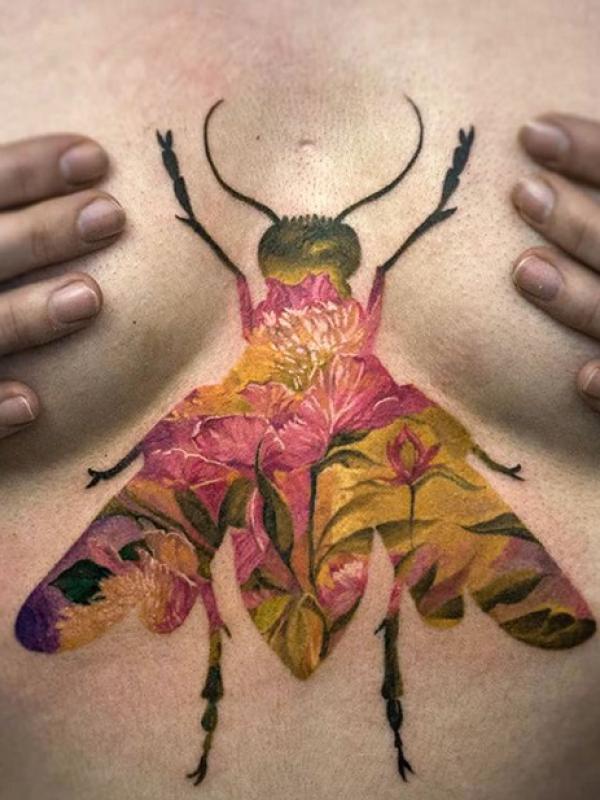 Tato karya Andrey Lukovnikov, seorang seniman tato yang tinggal di Wroclaw, Polandia. Sumber : mymodernmet.com