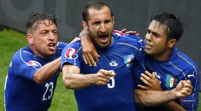 Italia melawan Spanyol di 16 besar Piala Eropa 2016
