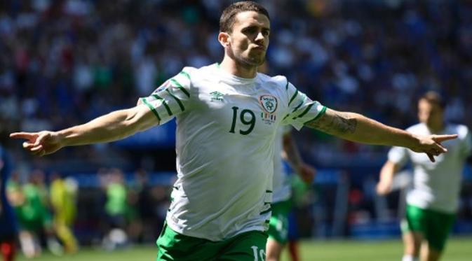 Gelandang tim nasional Republik Irlandia, Robbie Brady. (AFP/Martin Bureau)