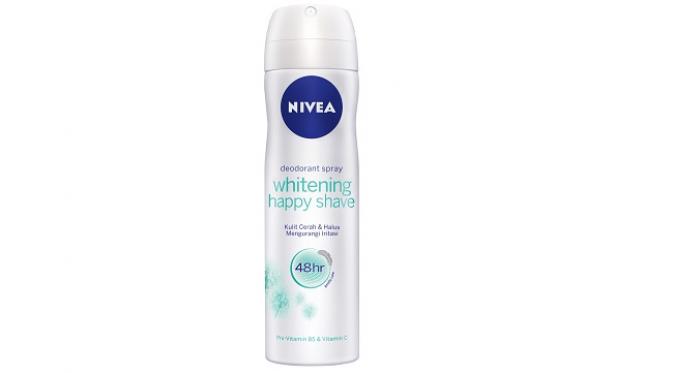 Deodorant Spray NIVEA Whitening Happy Shave.