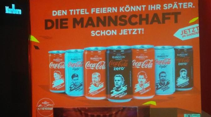 Hasil karya Gilang Bogy pada kaleng Coca-Cola Jerman