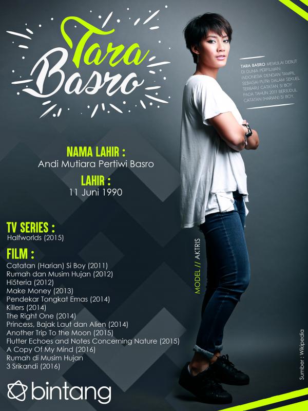 Celeb Bio Tara Basro (Fotografer: Febio Hernanto, Desain: Muhammad Iqbal Nurfajri/Bintang.com)