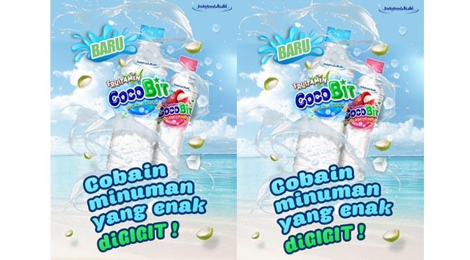 Fruitamin Cocobit tersedia dalam 2 rasa buah yang nikmat, Coconut dan Lychee