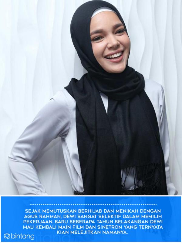 Dewi Sandra (Foto: Andy Masela, Desain: Muhammad Iqbal Nurfajri/Bintang.com)