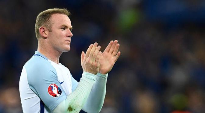 Striker Manchester United asal Inggris, Wayne Rooney. (AFP/Paul Ellis)