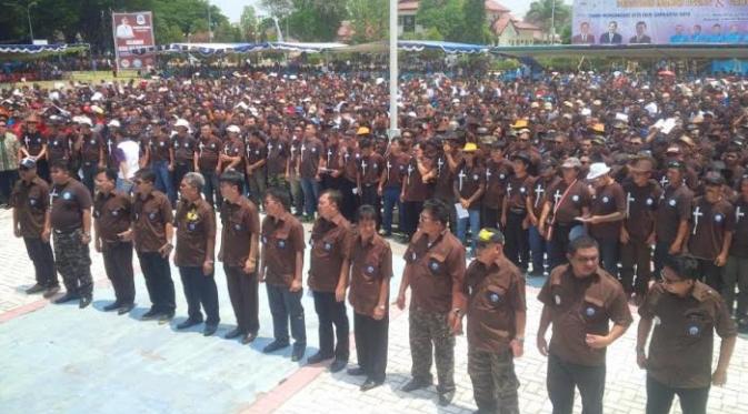 Pasukan khusus gereja di Manado amankan lebaran (Liputan6.com / Yoseph Ikanubun)