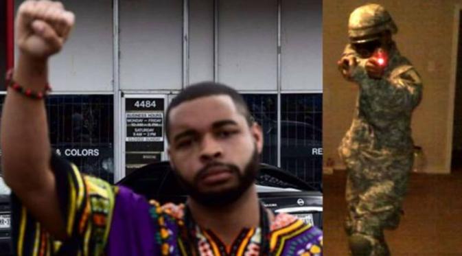 Micah Johnson, tersangka sniper penembak polisi Dallas. (Facebook)