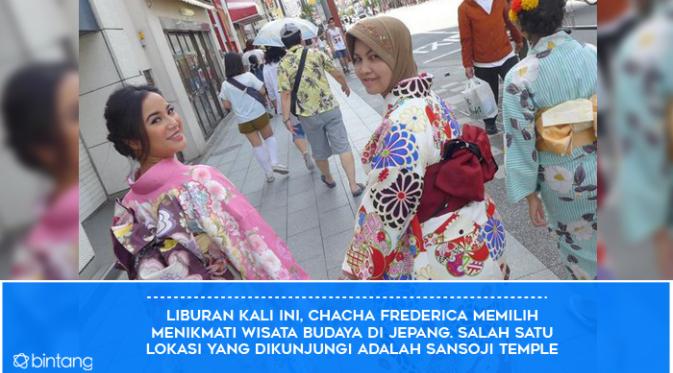 Gaya Liburan Selebriti saat Lebaran (Foto: Instagram/chachadico, Desain: Muhammad Iqbal Nurfajri/Bintang.com)