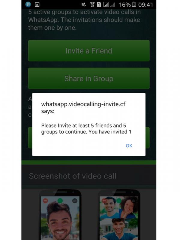 WhatsApp Phising (Sumber: Screenshoot)