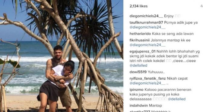 Diego Michiels segera menikah dengan adik Jupe? (instagram)