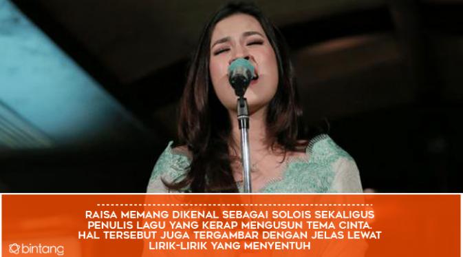 Raisa, dari Karya yang Memukau Hingga Lagu Galau. (Foto: Adrian Putra/Bintang.com, Desain: Muhammad Iqbal Nurfajri/Bintang.com)