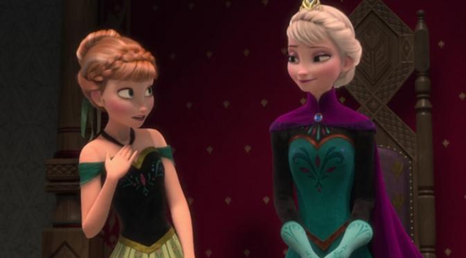 Anna dan Elsa dalam Frozen