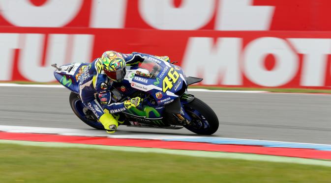Pembalap Movistar Yamaha, Valentino Rossi. (AFP)