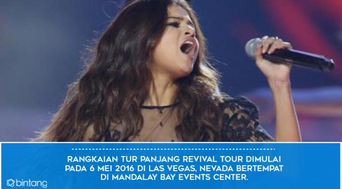 Bakal Guncang Jakarta, Ini 6 Fakta Revival Tour Selena Gomez. (Foto: AFP/Bintang.com, Desain: Muhammad Iqbal Nurfajri/Bintang.com)