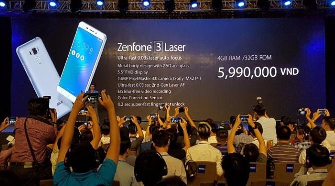 ZenFone 3 Laser, ponsel berkamera mumpuni dari Asus (sumber: GSMArena.com)