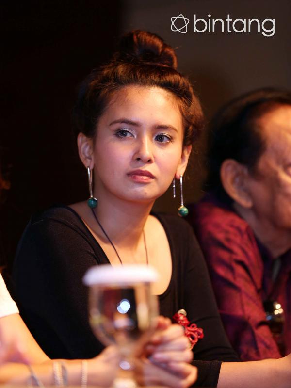 Ayushita hadir dalam acara syukuran film Kartini di Djakarta Theatre XXI Club, kawasan Thamrin, Jakarta Pusat, Kamis (14/7/2016). (Nurwahyunan/Bintang.com)