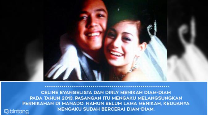 Celine Evangelista dan Dirly Idol. (Foto: Bintang Pictures, Desain Muhammad Iqbal Nurfajri/Bintang.com)